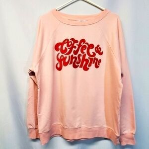 Wildfox Coffee & Sunshine Oversized Sweatshirt